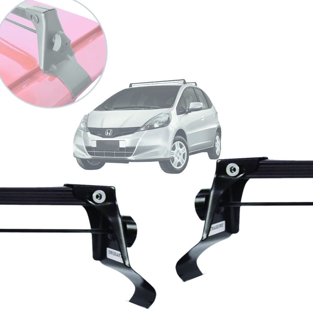 Rack de Teto Vhip Fix.Porta Honda Fit ex elx Flex 03 até 13