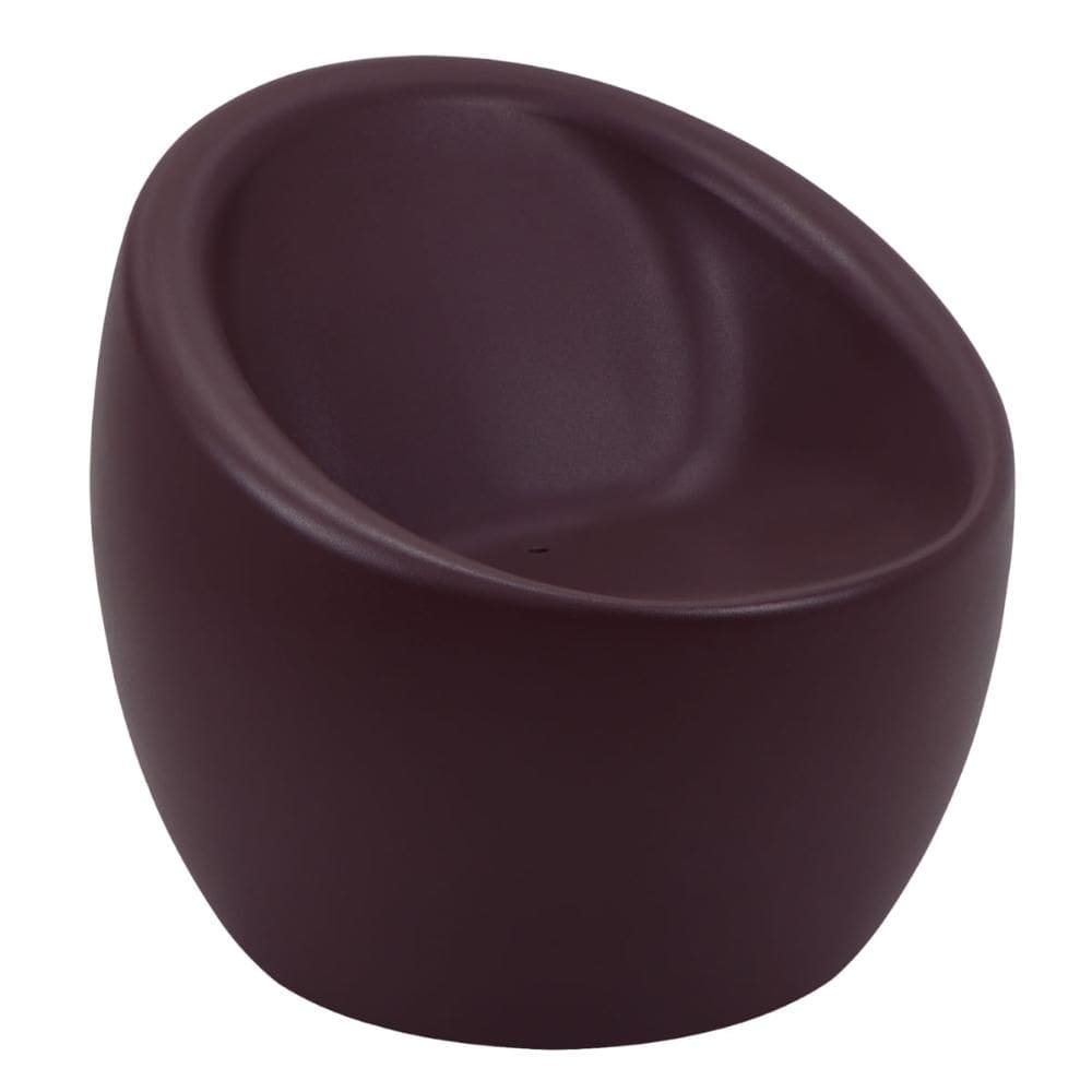 Poltrona Tramontina Oca em Polietileno Marrom Café