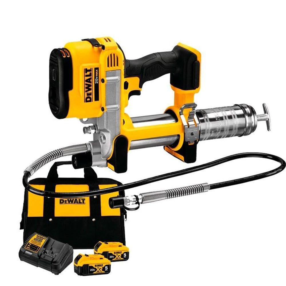 Kit Engraxadeira A Bateria 20V 400Gr Dewalt Dcgg571B + 2