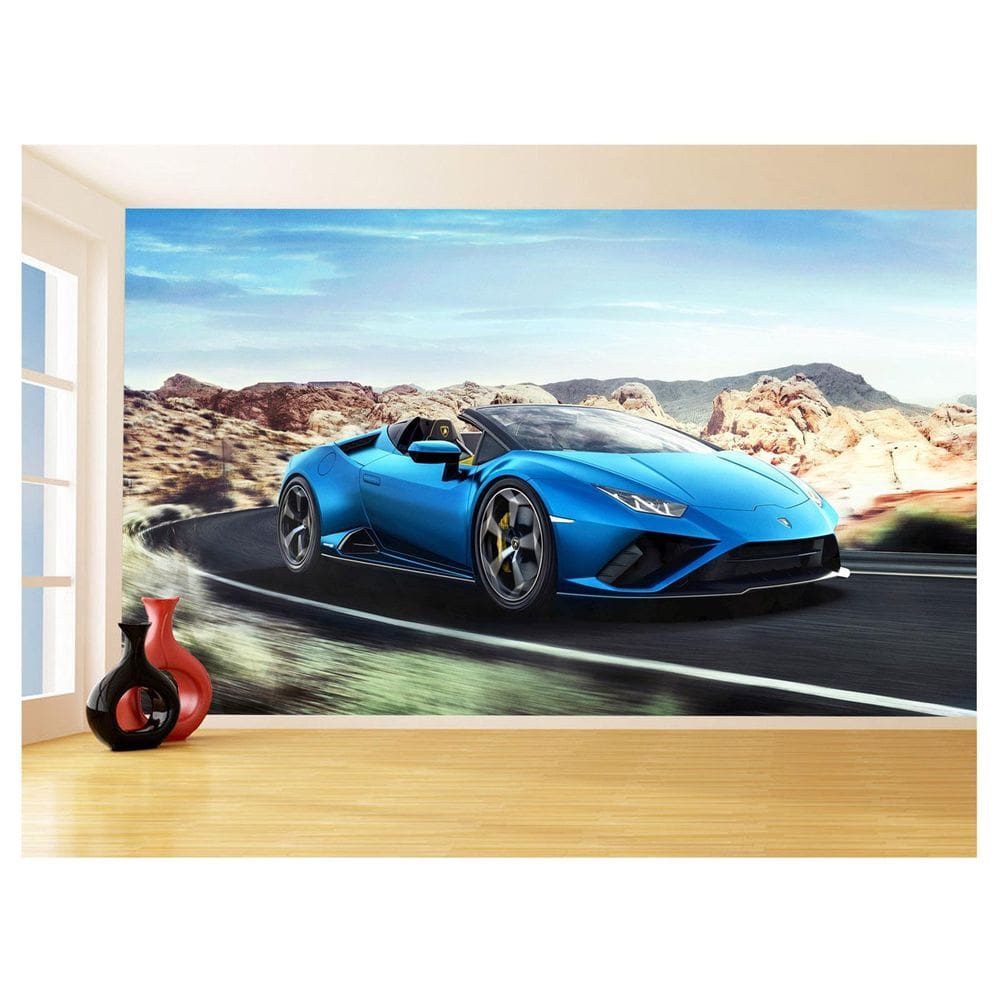 Papel De Parede Carro Lamborghini V10 Huracan 3,5M Car202