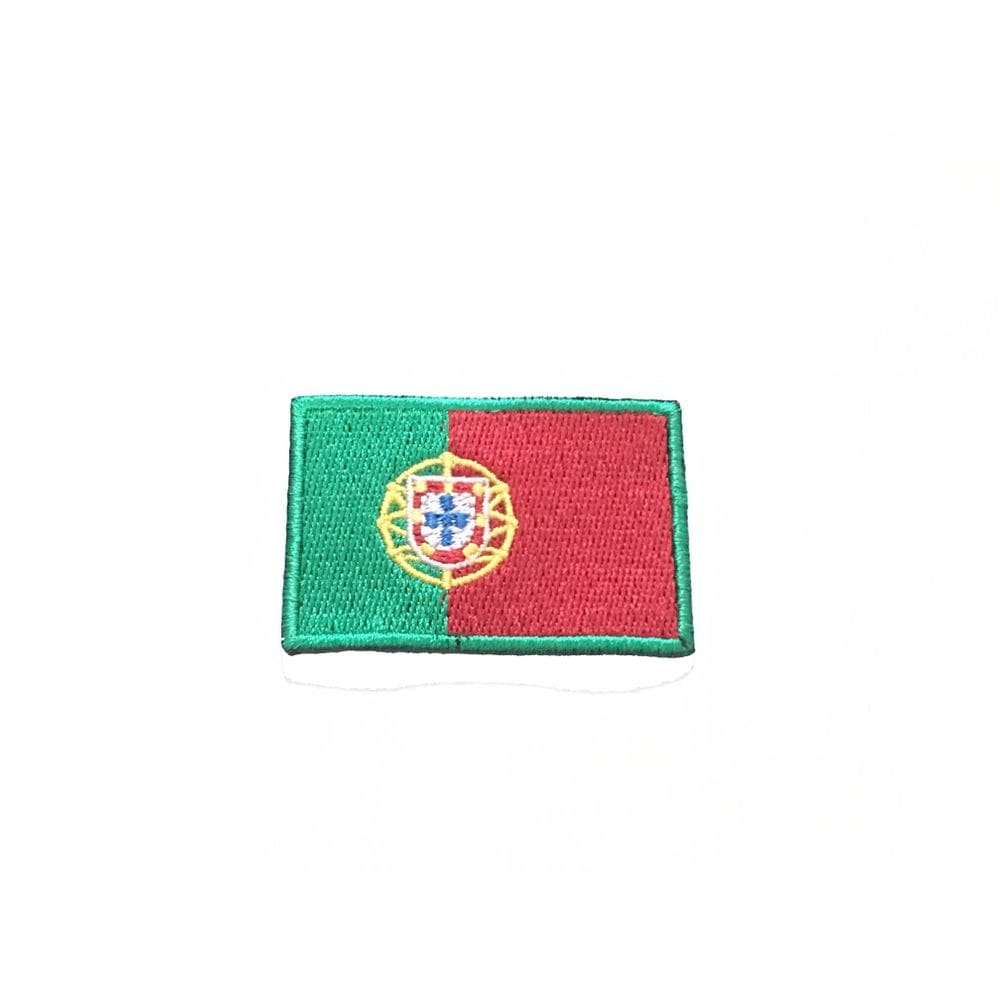 Patche aplique bordado da bandeira de Portugal