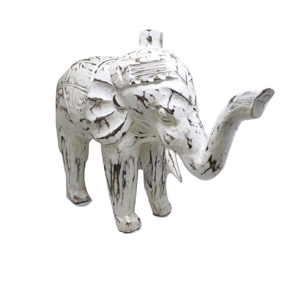 Elefante Tradicional Bali Patina 30X35Cm