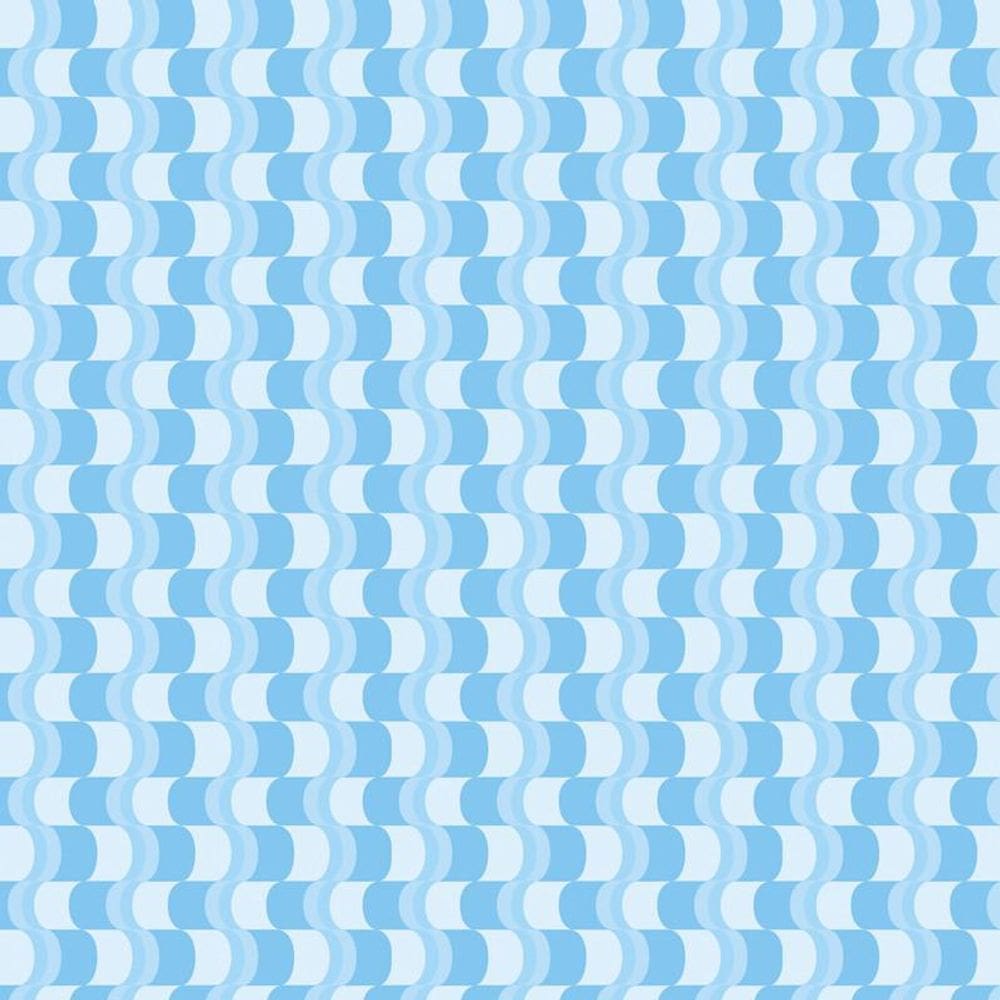 Papel De Parede Abstrato Azul Claro Autocolante Sala Quarto