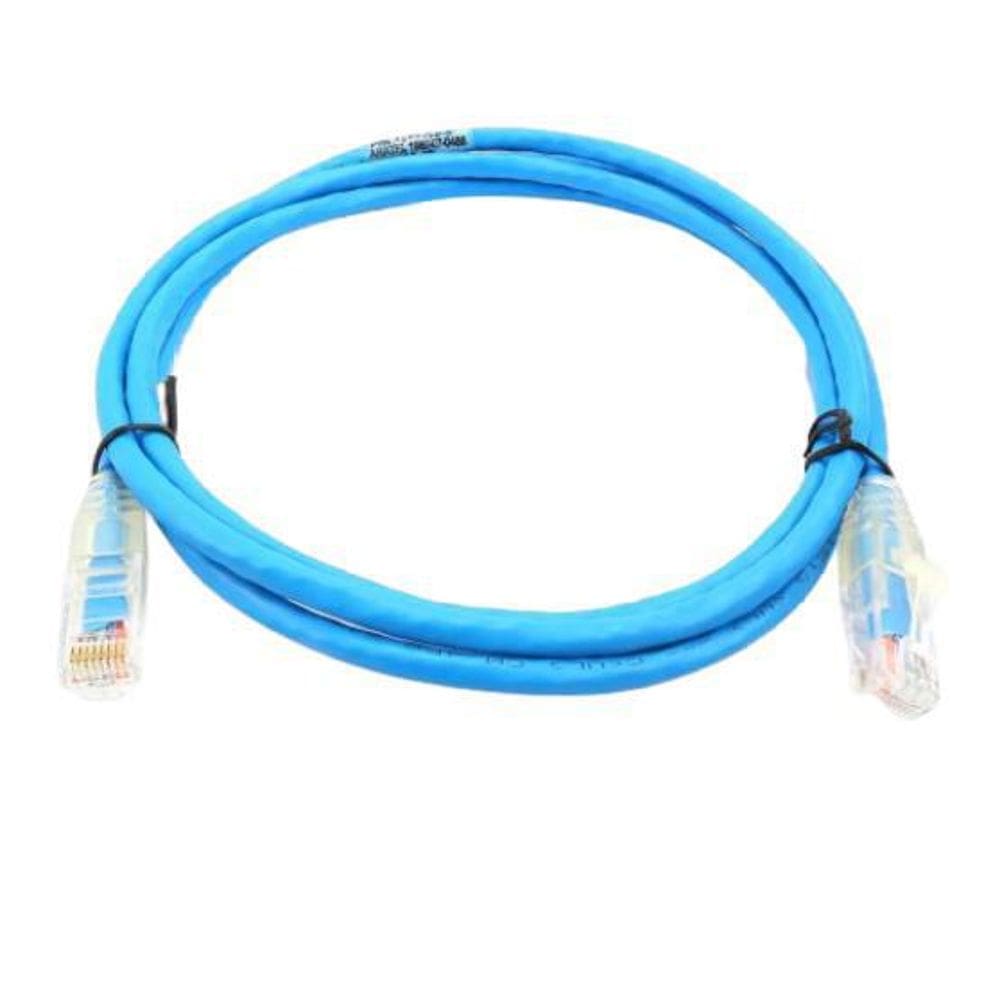 Patch Cord Cat6 Amp 3 Metros Azul 10 Feet Slim Tyco