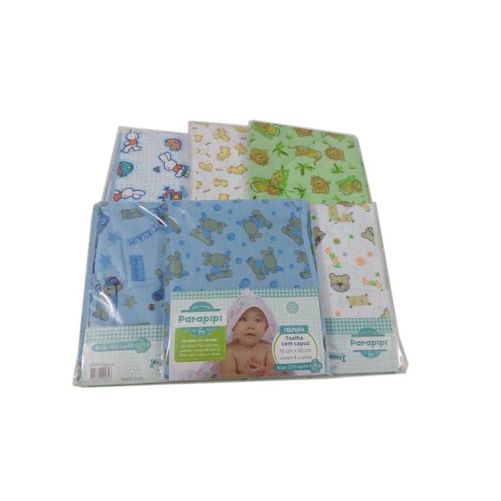Kit 3 Toalha Banho 5 Cueiro 10 Fralda 1 Travesseiro Menino