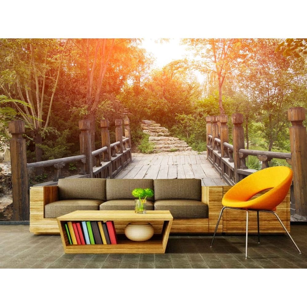 Papel de Parede Paisagens Floresta 192 - 1,00 X 1,00