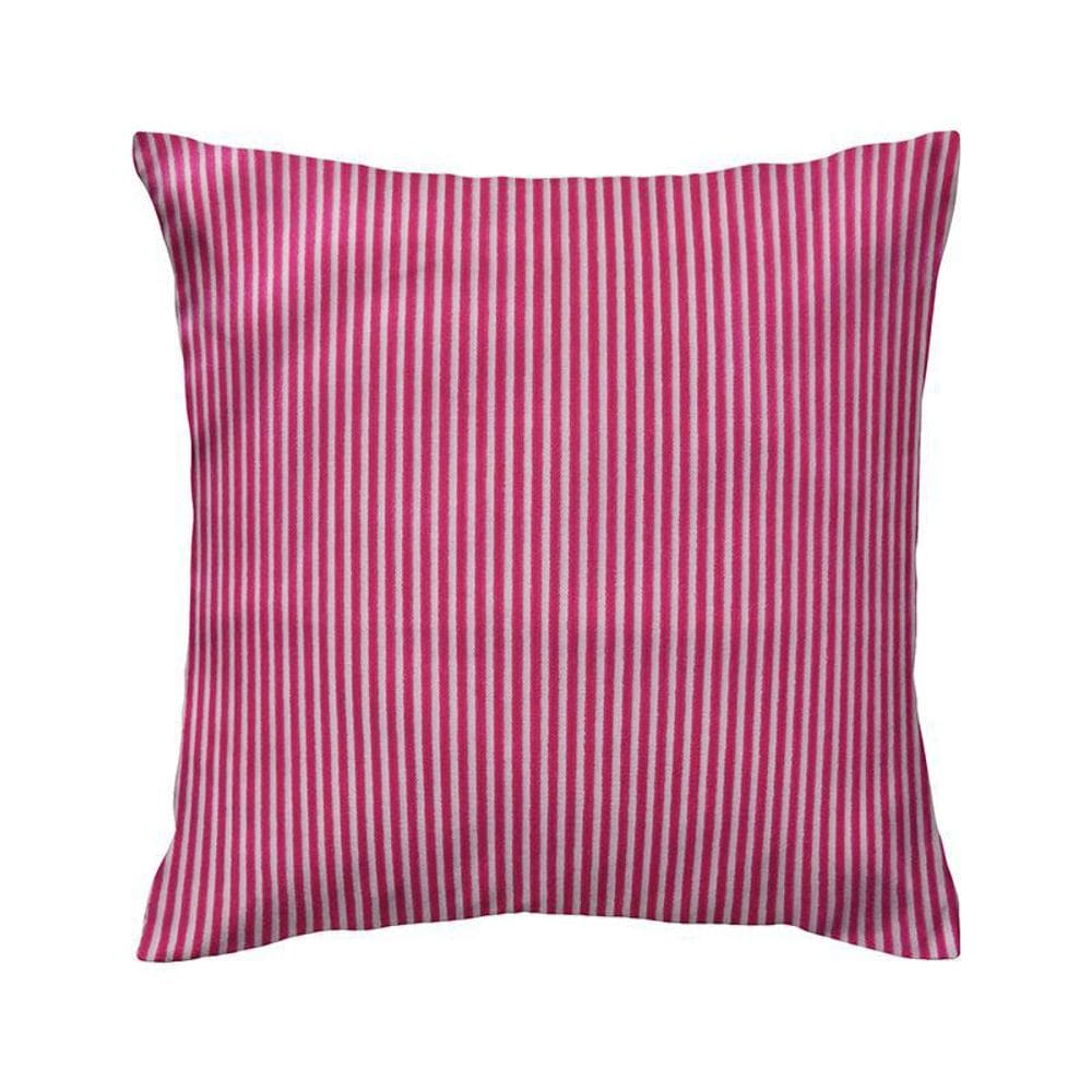 Capa De Almofada Vivain Listrado Tecido Veludo Pink