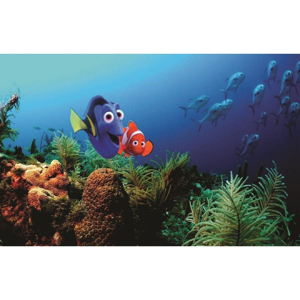 Fundo Fotográfico Em Tecido Nemo Marlin E Dory 2,80X1,50