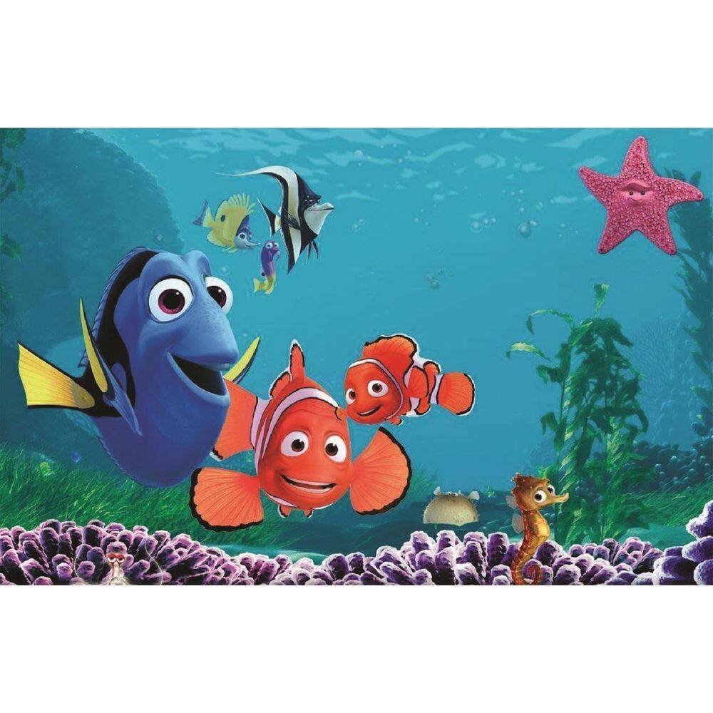 Fundo Fotográfico Em Tecido Nemo Amigos 2,60X1,50