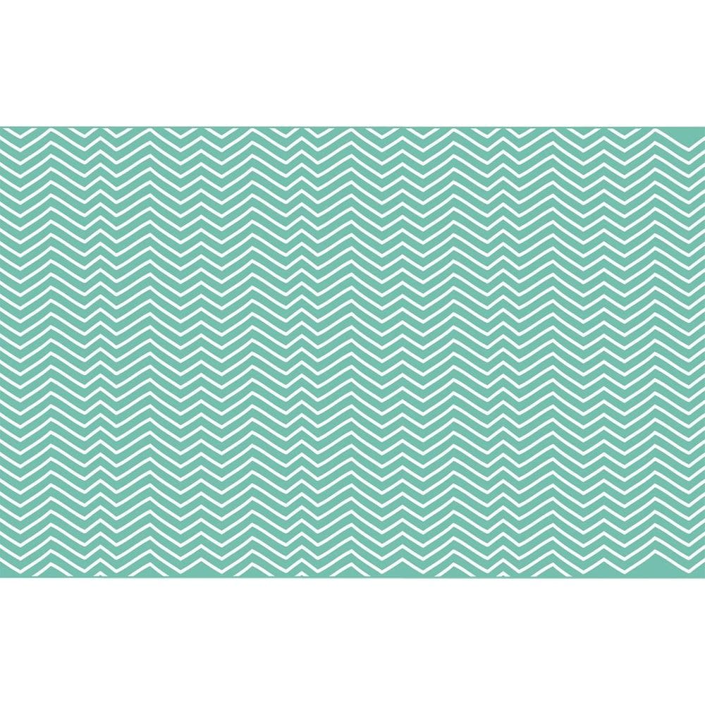 Fundo Fotográfico Em Tecido Chevron Verde 2,60x1,50