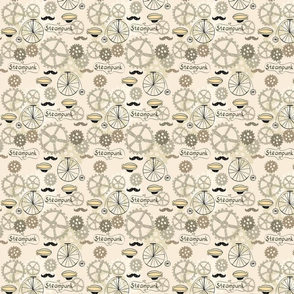 Papel Parede Engrenagem Bicicleta Bigode Autocolante Balão