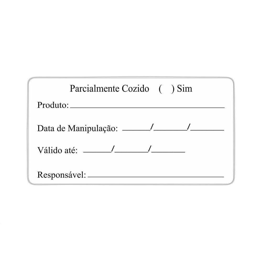 Rolo Com 1.000 Etiquetas Adesivas Bopp - Modelo 30