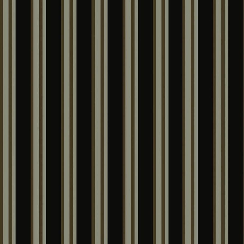 Papel De Parede Faixa Preta E Bege Autocolante Lavavel Sala