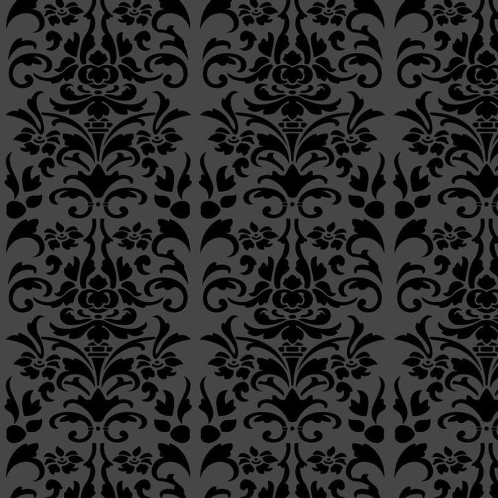 Papel De Parede Abstrato Preto Autocolante Sala Quarto Casal