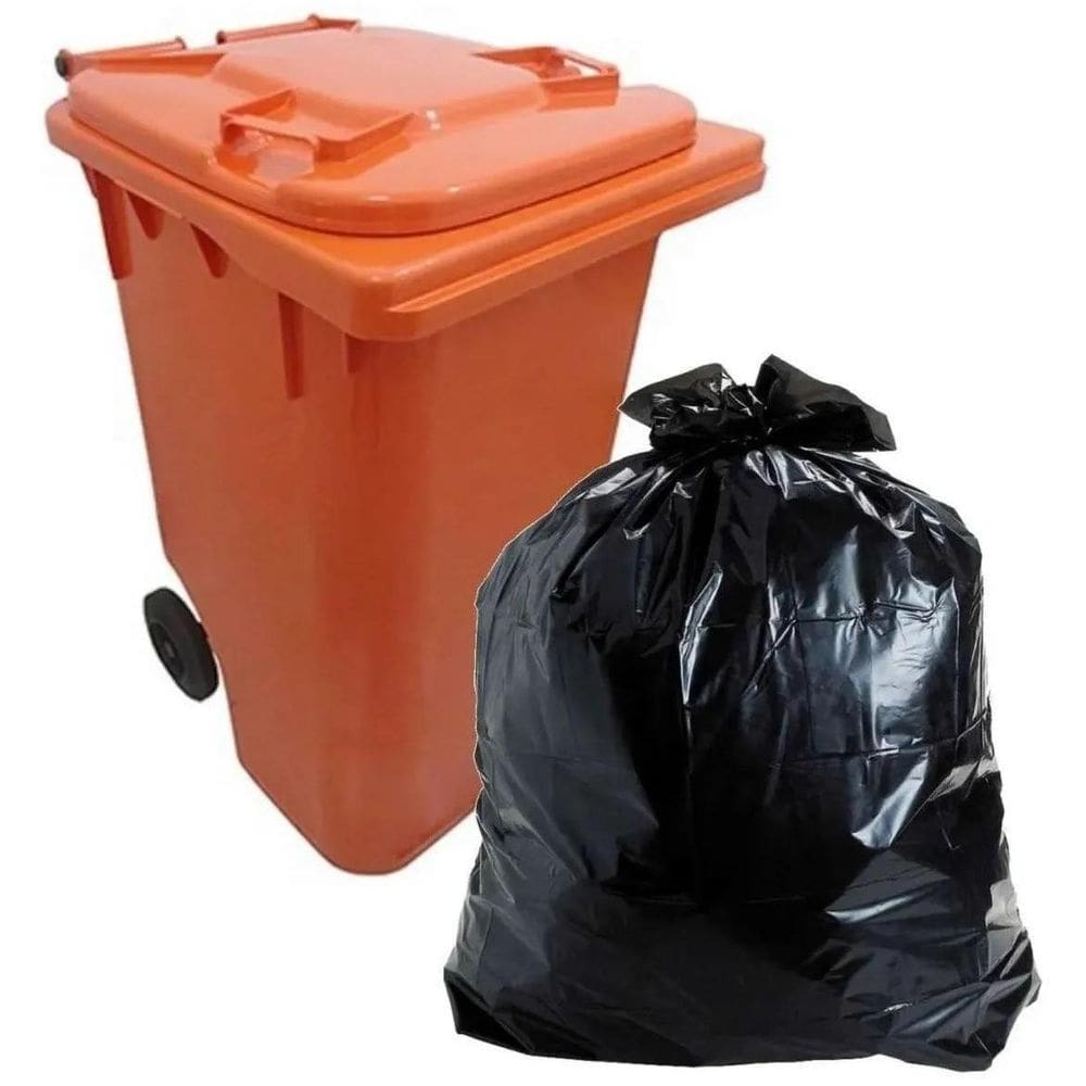 Saco Para Lixo 100 Litros Preto Super Pesado 12 Micras C/100