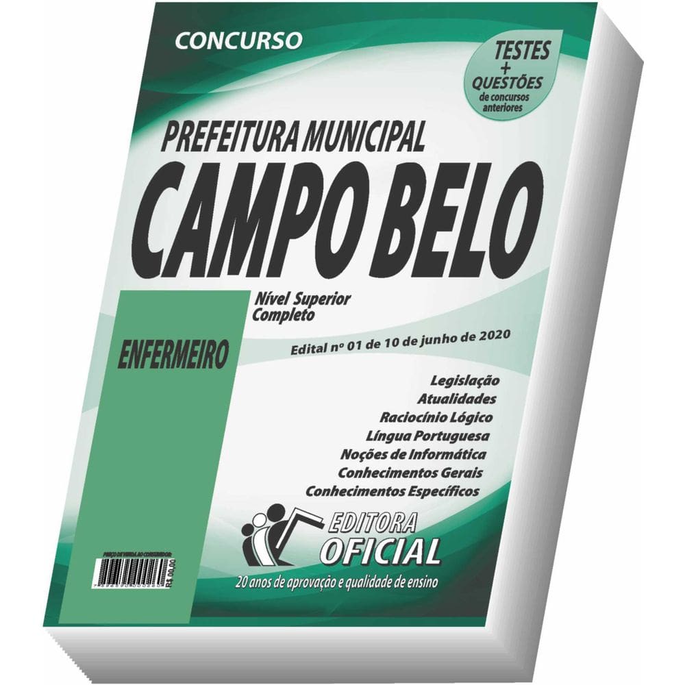 Apostila Prefeitura De Campo Belo - Enfermeiro