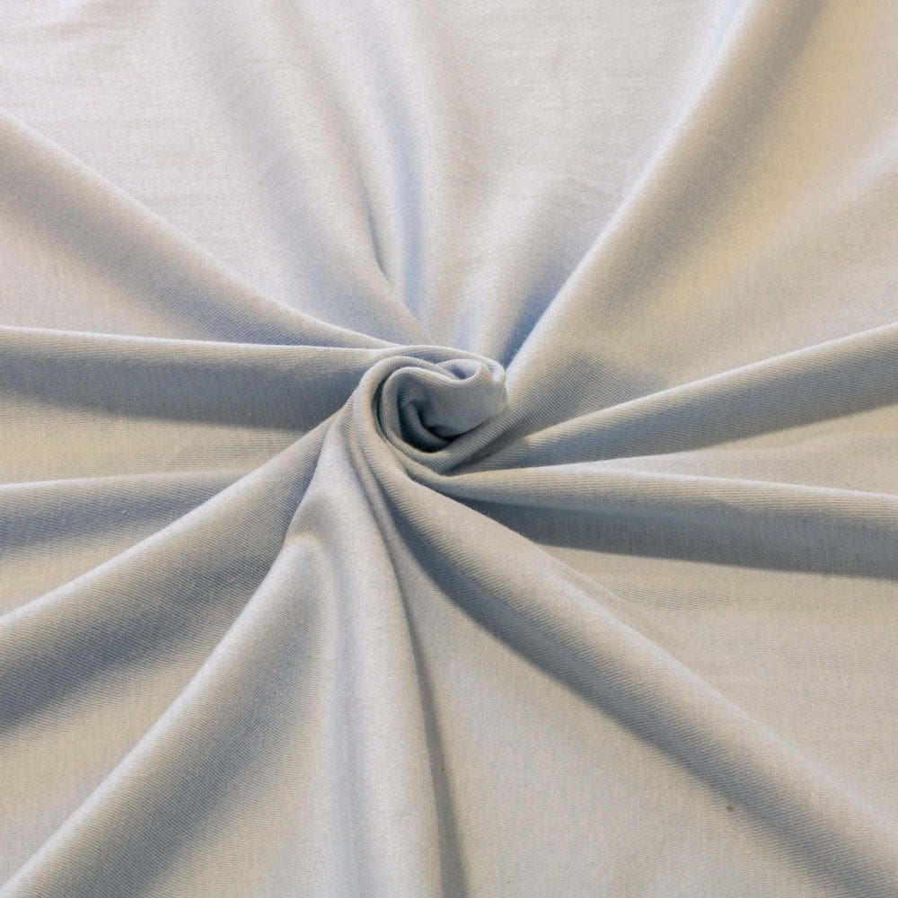 Tecido Malha De Algodão 100% Algodão 1,60M Largura Azul Bebê