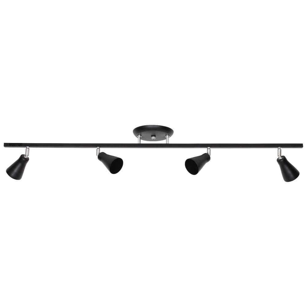 SPOT Sobrepor EM Aluminio E27 520 4 TRILHO Preto