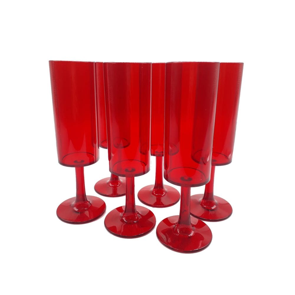 Conjunto 10 Taças Flute Para Espumante Champagne Luxo 250 Ml