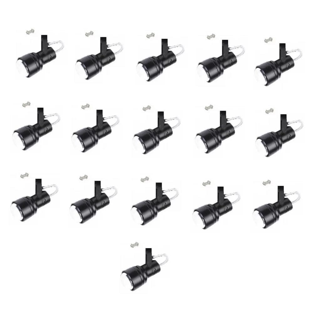 Kit 16 Spot Trilho Perfilado Eletro calha Par20 Bulbo OL4