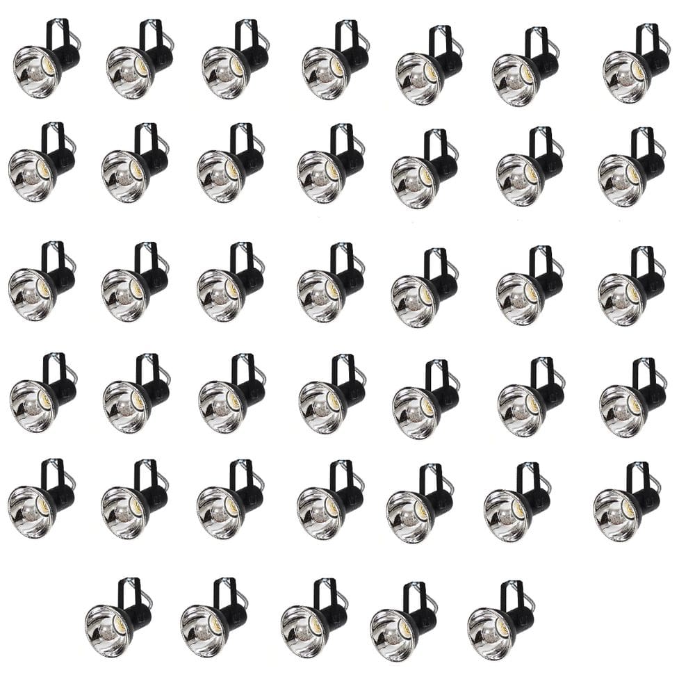 Kit 40 Spot Trilho Perfilado Eletro calha Par20 Bulbo OL5