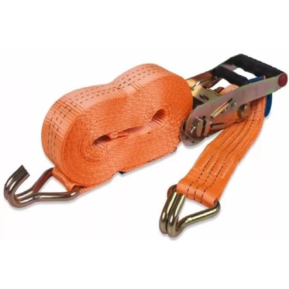 Cinta prender amarrar cargas + catraca 3 ton 3,5 cm X 8 mts