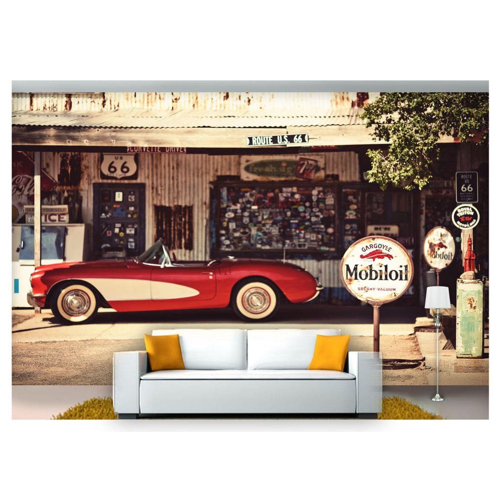 Papel De Parede Cidade Antiga Rua Européia 3D Cda02