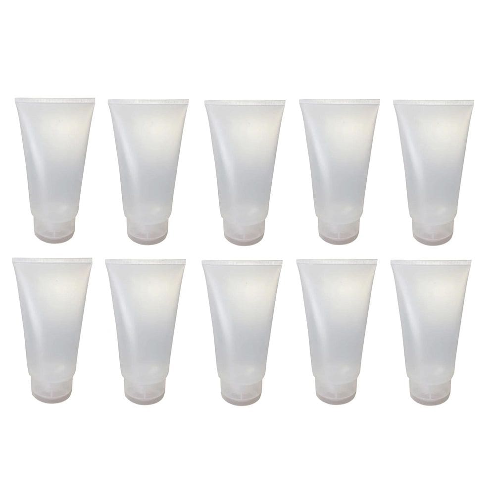 Kit 10 Bisnaga Incolor De 60Ml Para Personalizar Festa