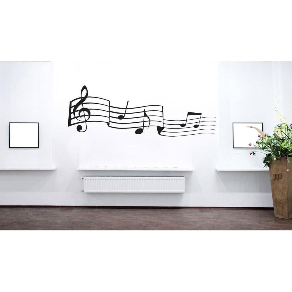 Adesivo Decorativo De Parede Nota Musicais Para Sala Quarto