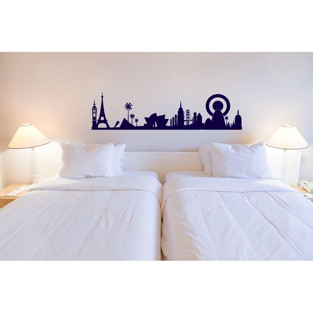Adesivo Decorativo Cidade Do Mundo Monumento Torre Eiffel