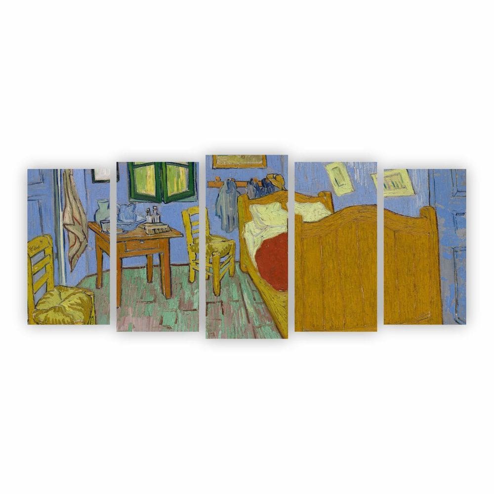 Quadro O Quarto Van Gogh Arte Canvas 155X65Cm