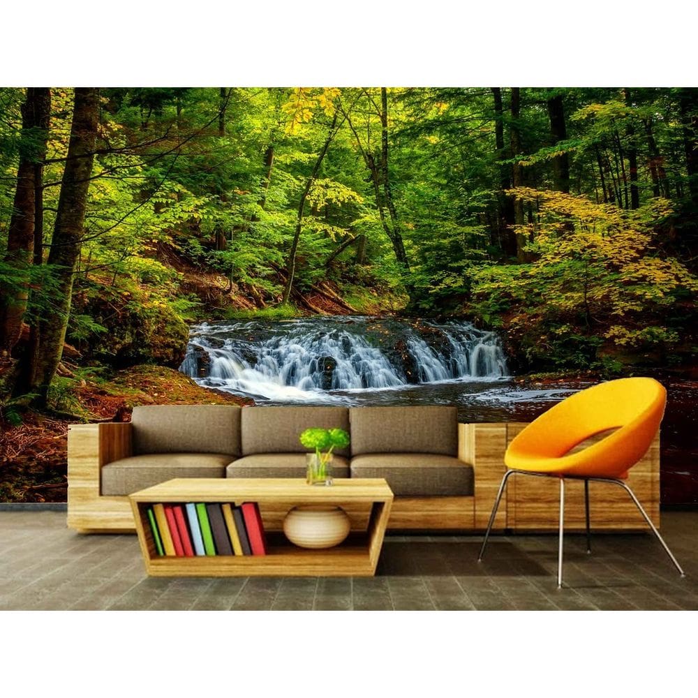 Papel de Parede Paisagens Cachoeira 12 - 1,00 X 1,00