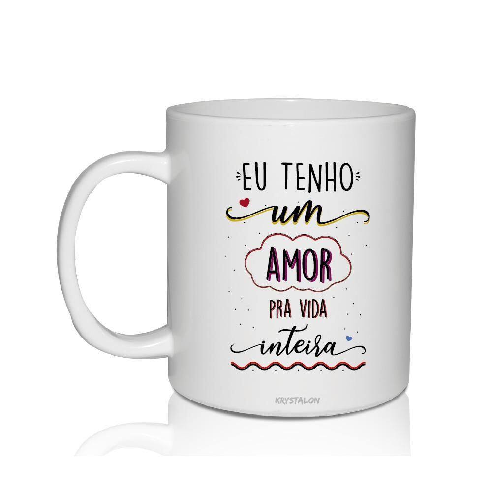 Caneca Acrílico Eu Tenho Um Amor Dia Dos Namorados Krystalon