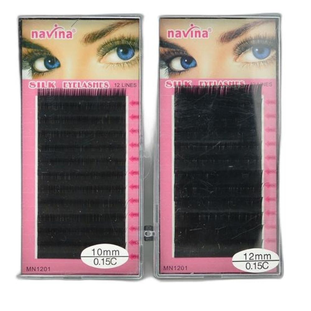 Cílios Fio a Fio Espessura 0.15 mm Medida 0.14 mm Navina