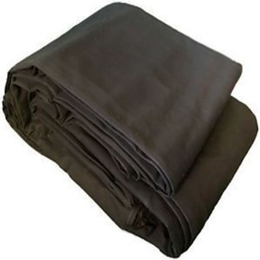 Lona encerado preto tecido impermeável 7 x 1,57 metros