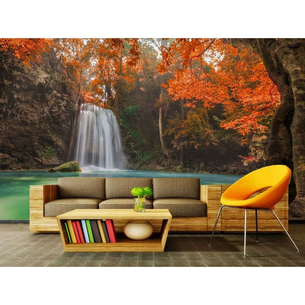 Papel de Parede Paisagens Cachoeira75 - 1,00 X 2,00