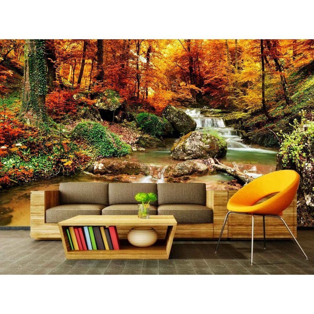 Papel de Parede Paisagens Cachoeira 13 - 1,00 X 1,00