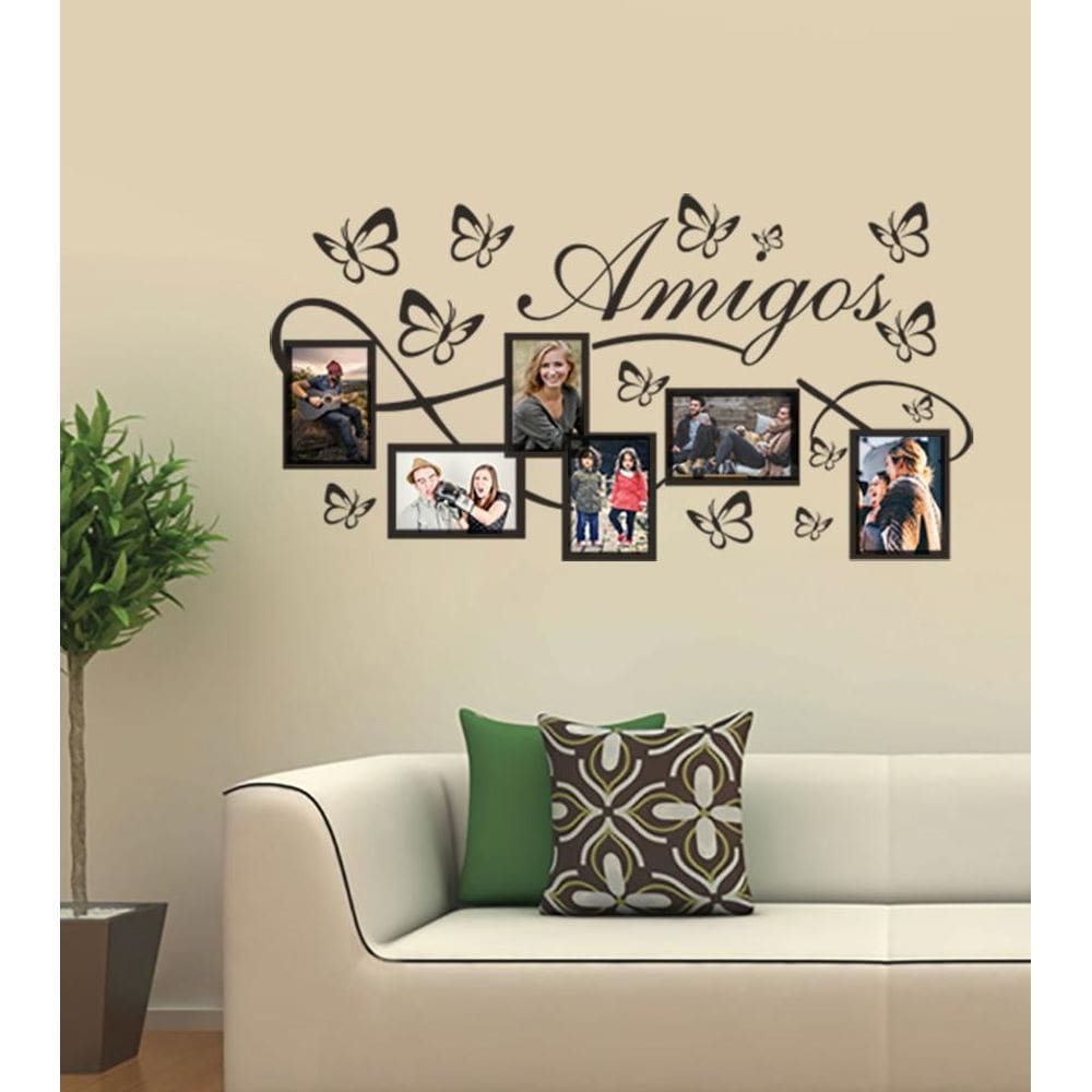 Adesivo Decorativo De Parede Para Fotos De Amigos