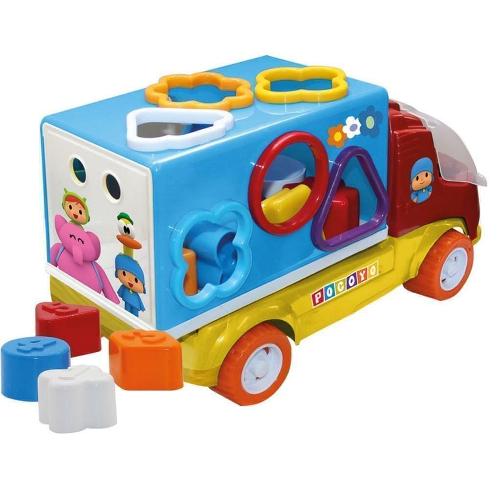 Brinquedo Educativo Pocoyo Caminhão com Formas