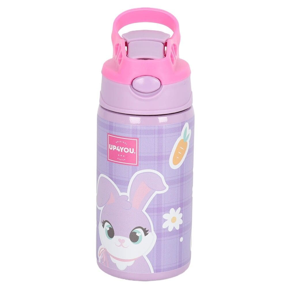 Garrafa com Bico - Aço Inox - 500ml - Up4you - Coelhinha - Luxcel