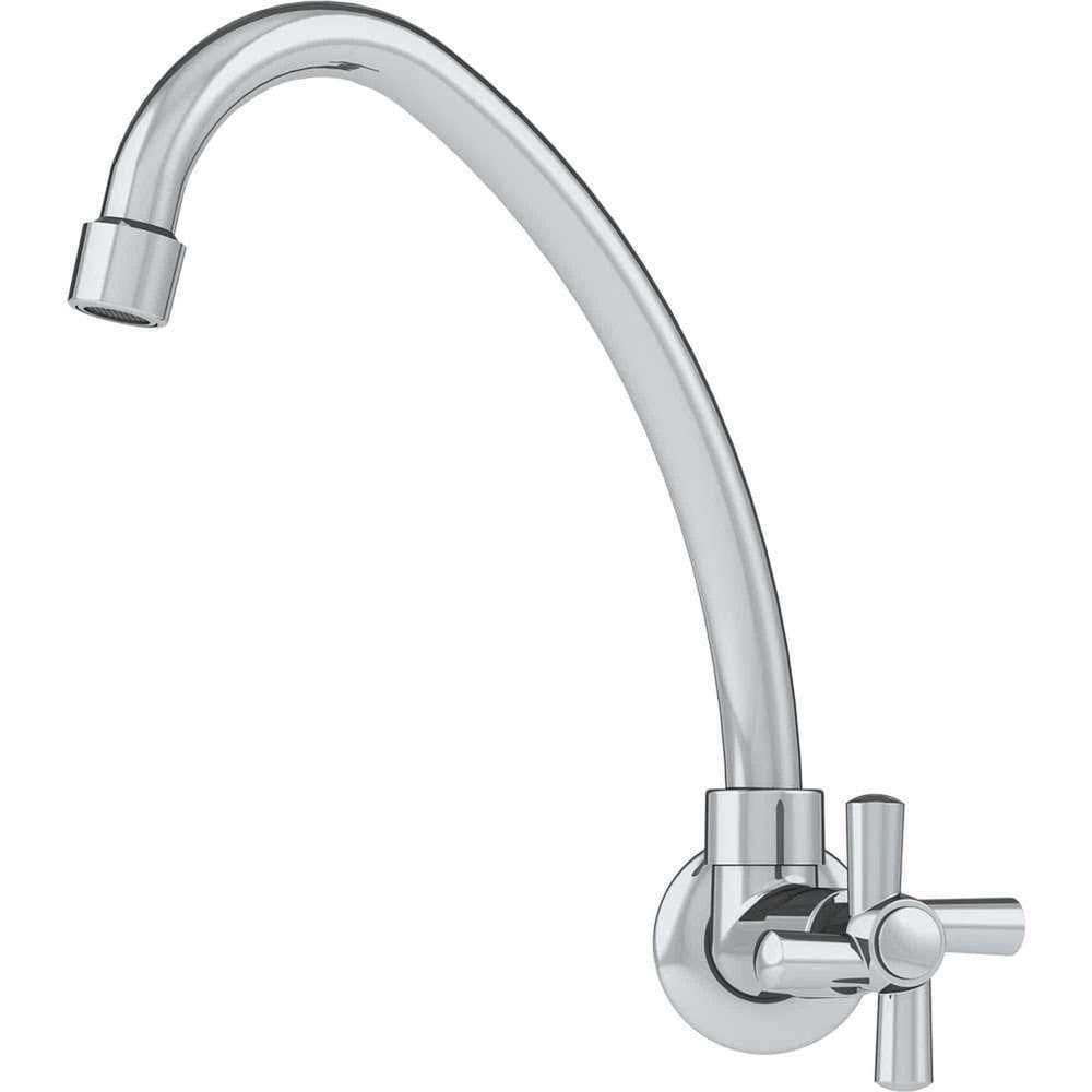 Torneira Plástica De Parede Para Cozinha, Bica Alta, Acabamento C31, Cromada, 9713 Delta