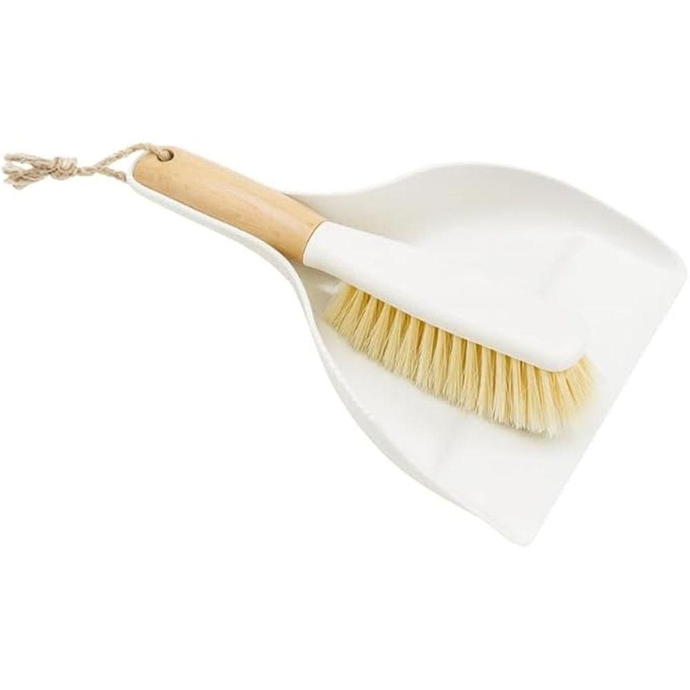 Conjunto de Limpeza C/ Pá e Escova Branco N248814-1 - Quanhe