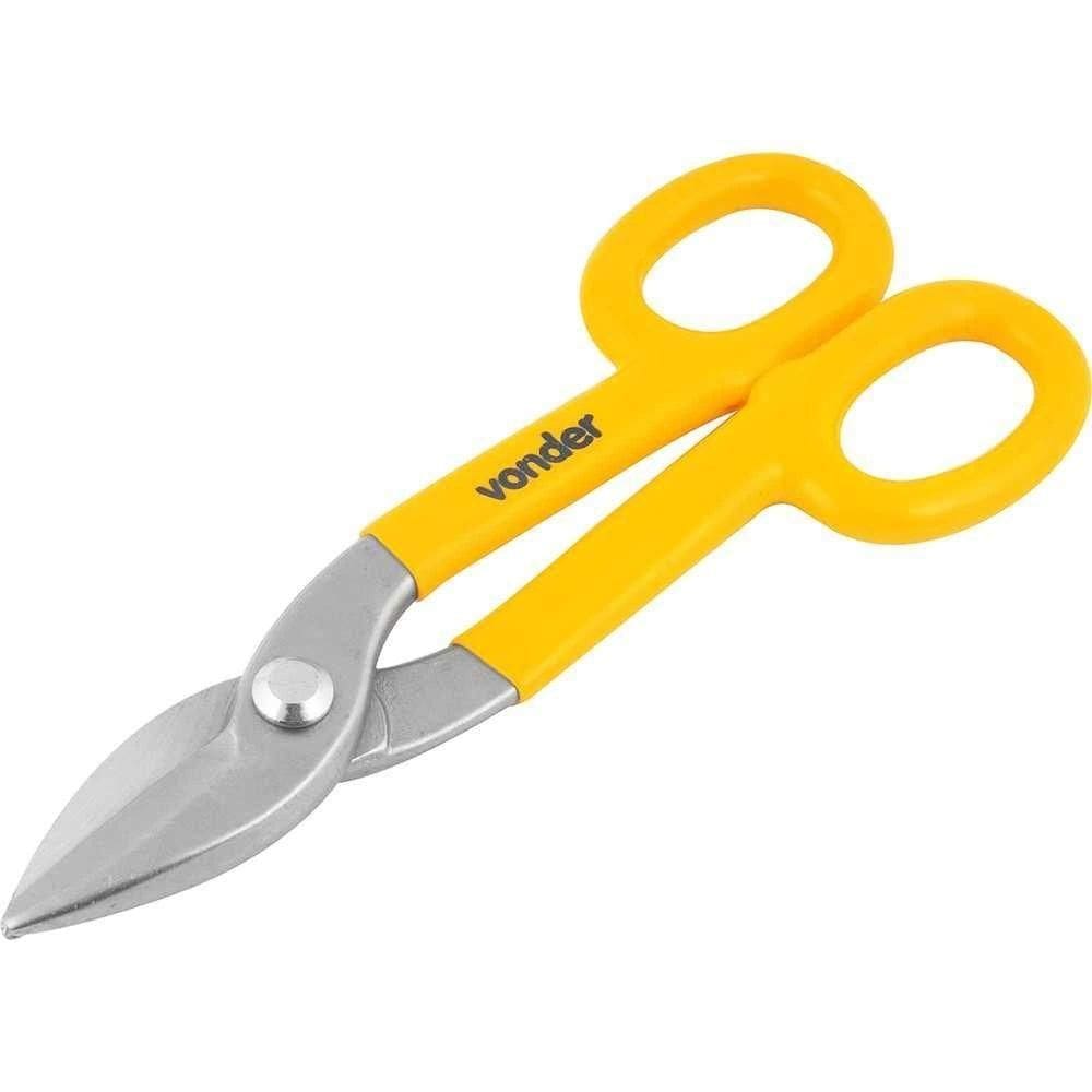 Tesoura 8, Para Chapas, Modelo Americano, Corte Reto, Vonder Ostenvonder