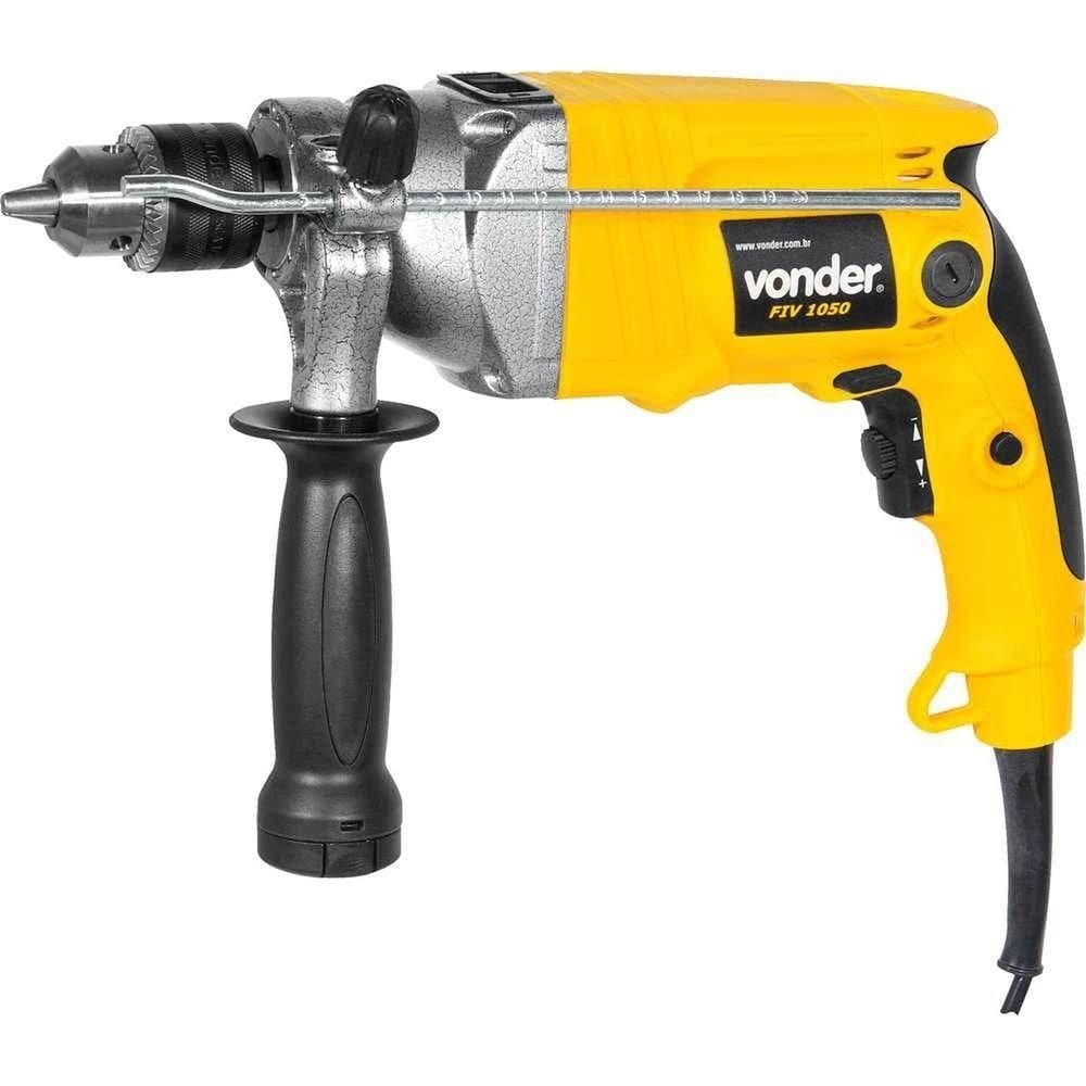 Furadeira De Impacto 1-2” 1.050W 220V - Vonder | Mandril 13mm - Velocidade Variável
