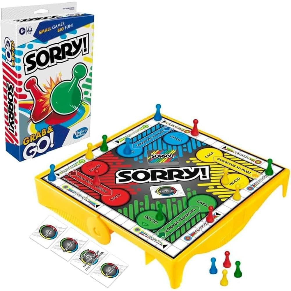 Jogo Sorry Grab and Go - Hasbro