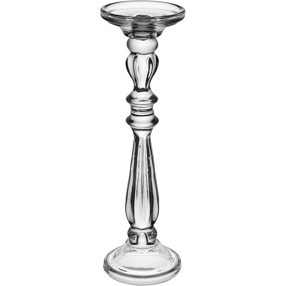 CASTIÇAL DECORATIVO PORTA VELA HOME&CO VIDRO 34x10x10cm TRANSPARENTE