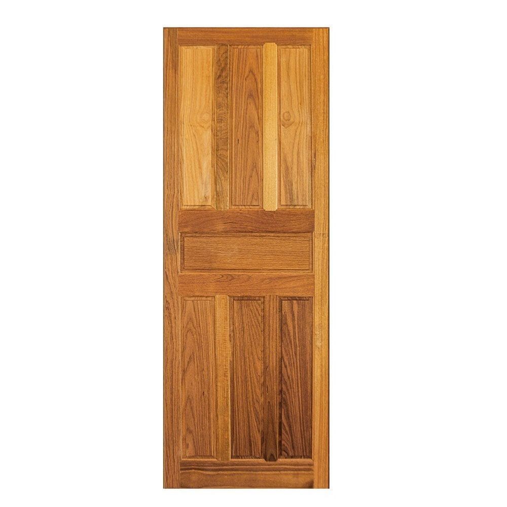 Folha de Porta Madeira Maciça Angelim 210x70x2,8 Internacional Jomadi Natural
