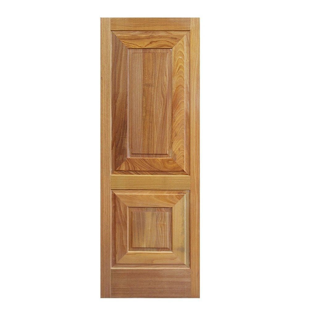 Folha de Porta Madeira Maciça Angelim 210x70x3,3 Basalto Jomadi Natural