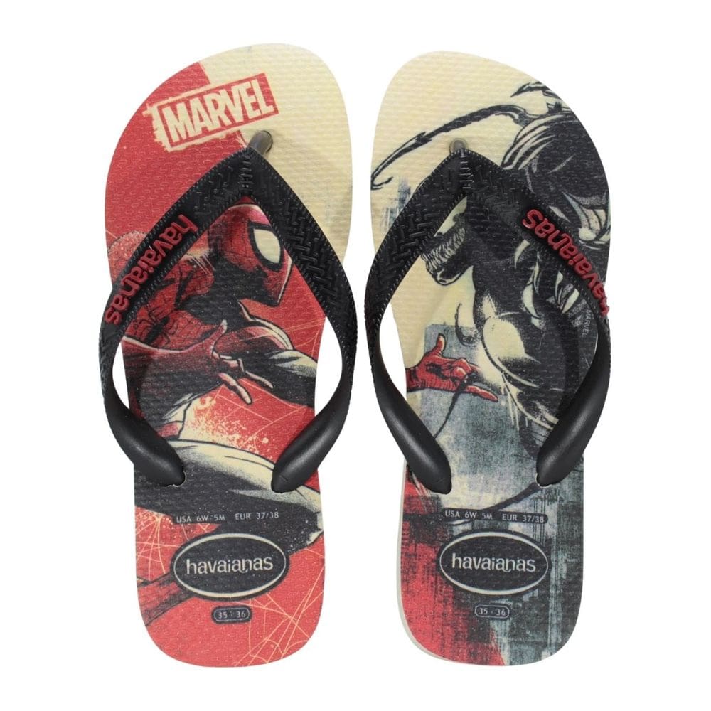 Chinelo Havaianas Top Marvel Classics Preto