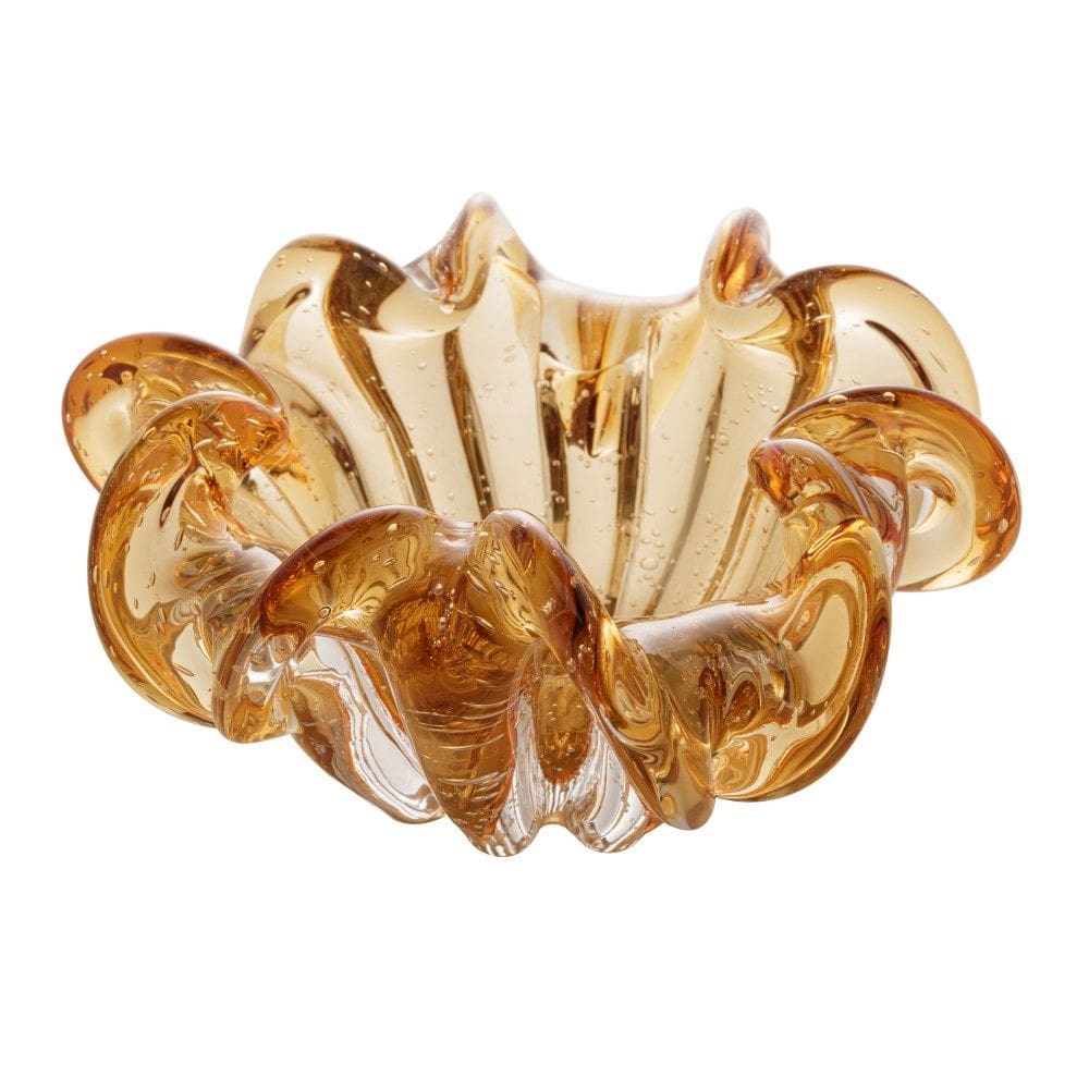 Centro de Mesa de Vidro Italy Âmbar 21 x 10cm Wolff